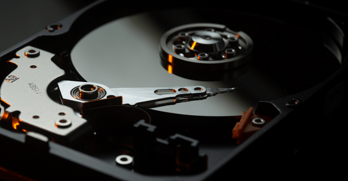 Hard drive data storage